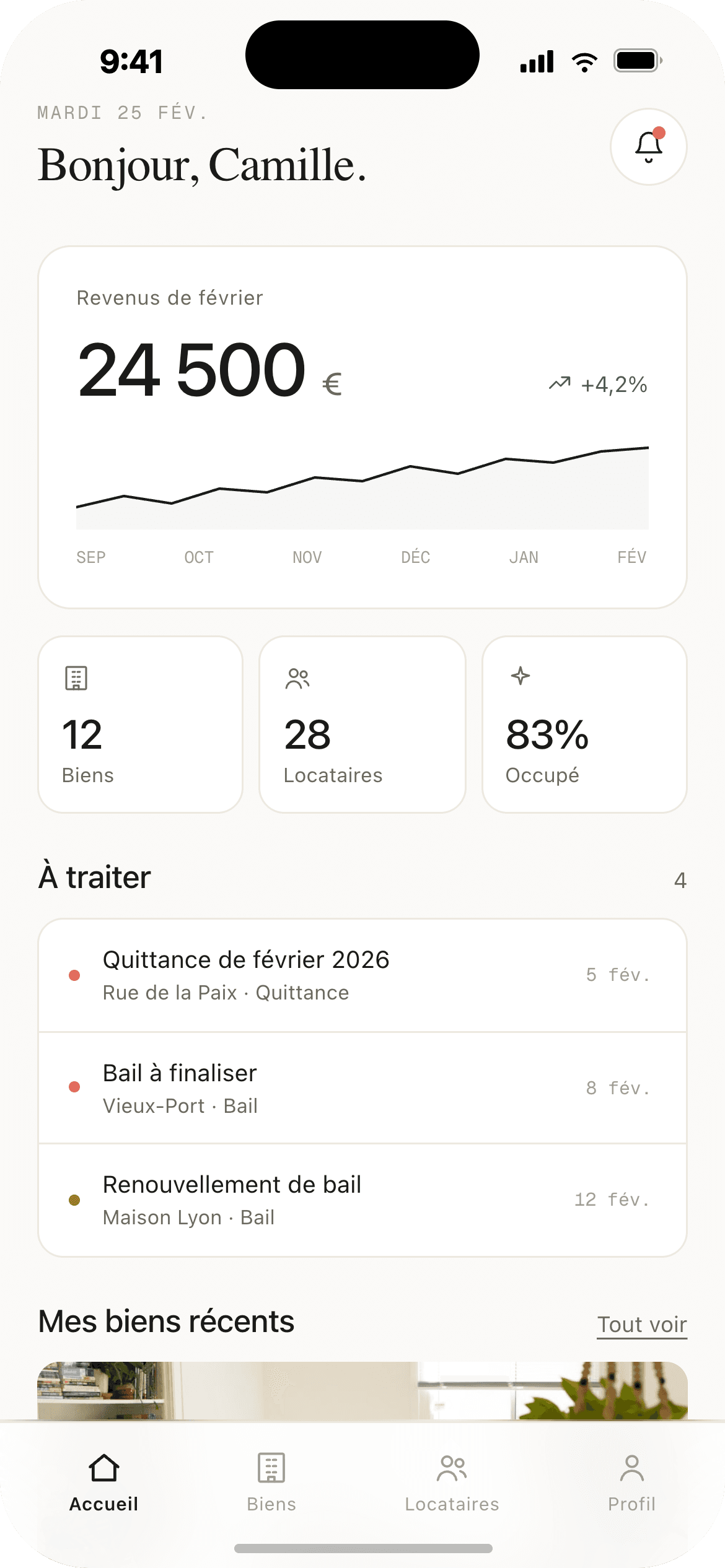 QeeZ — gestion des biens